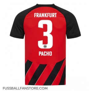 Eintracht Frankfurt Willian Pacho #3 Replik Heimtrikot 2023-24 Kurzarm